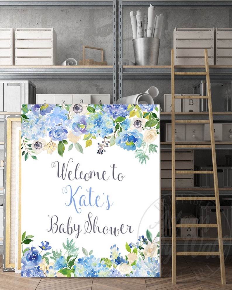 Baby Shower Decorations Customized Baby Shower Sign Etsy