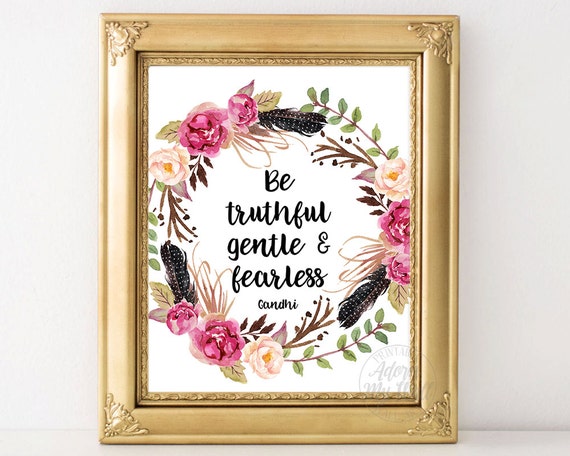 Gandhi quote Gandhi Print inspirational Quote instant | Etsy