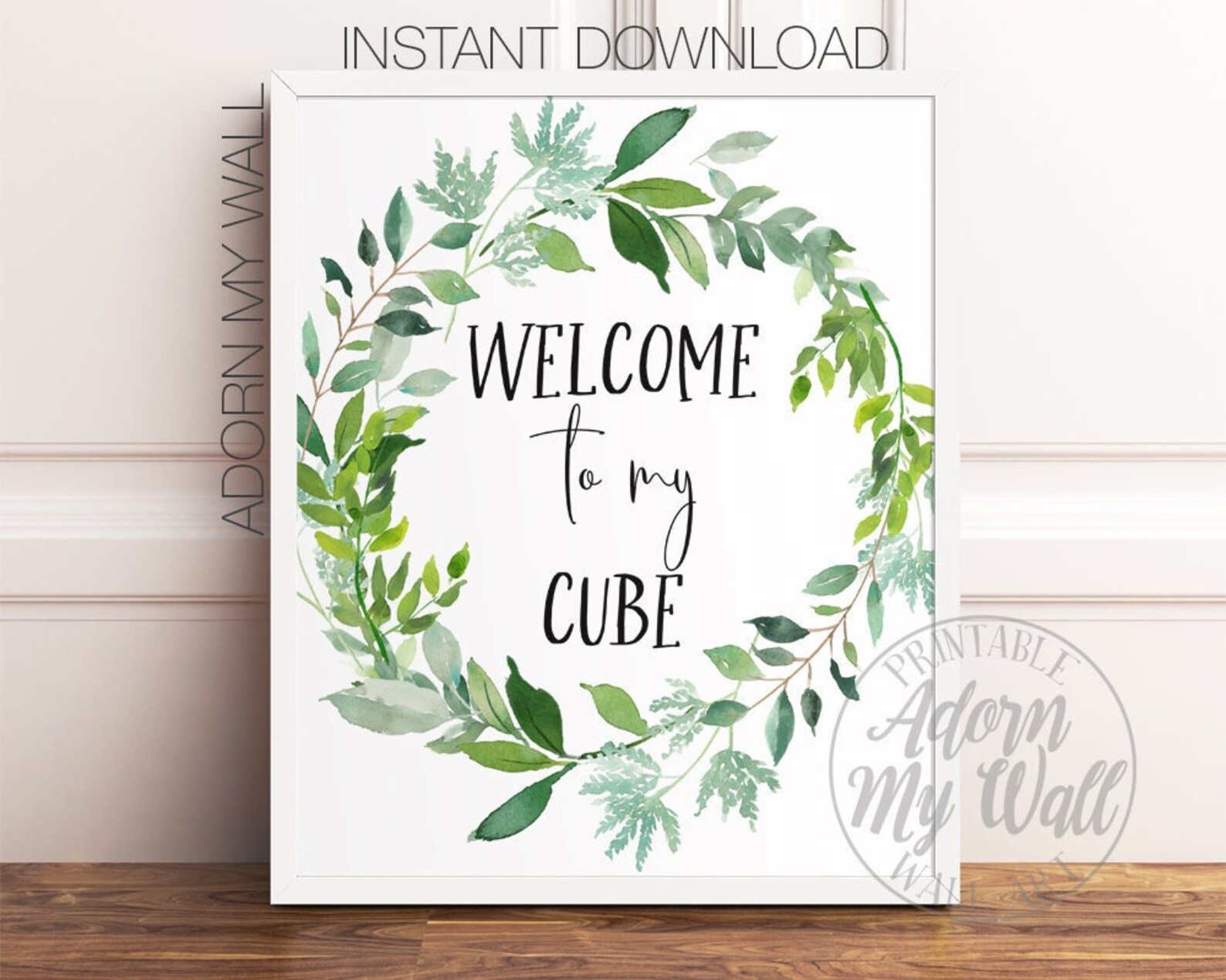 Welcome to My Cube Cubicle Decor Office Printables Cubicle - Etsy