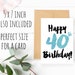 40th Birthday Printable Card Gift Sign Instant Download - Etsy UK