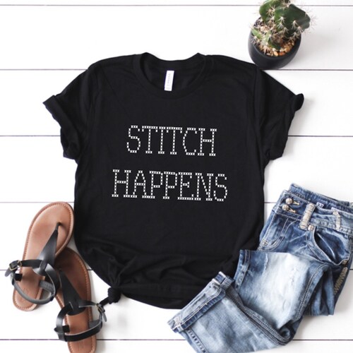 A Day Without Cross Stitch Tshirt / Funny Cross Stitch Shirt Etsy