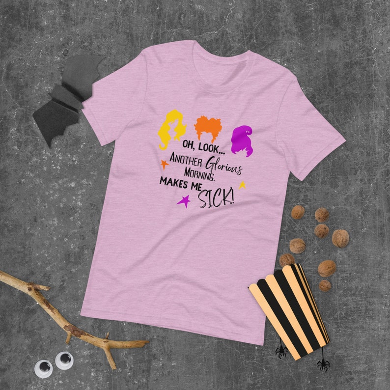 Colorful Sanderson Sisters on Light Color T-Shirt