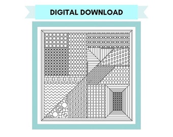 Blackwork Sampler II patroon - digitale download