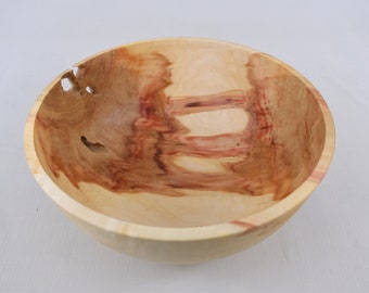 Decorative Wooden Serving Bowl Hand Turned Boxelder