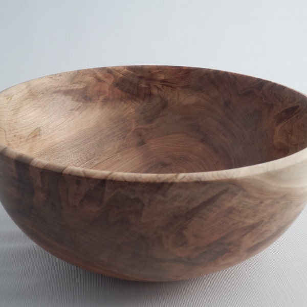 Hand Turned Wood Salad Bowl