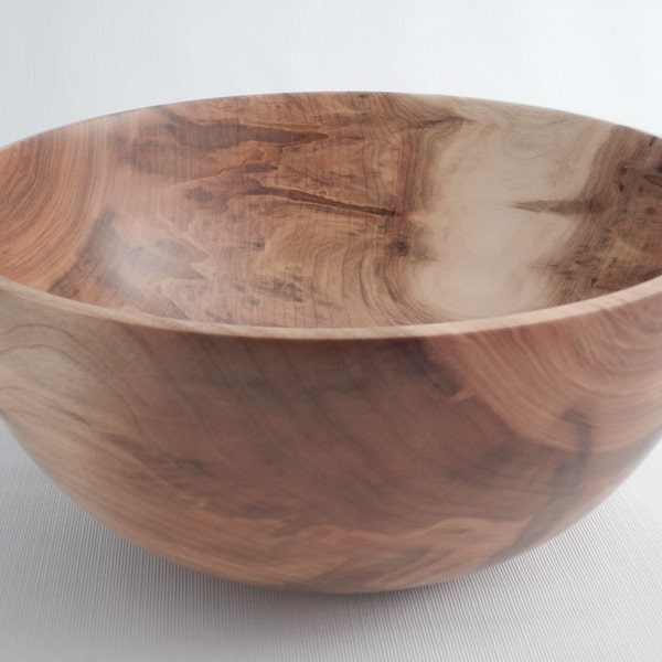 Wooden Salad Bowl Wood Fruit Bowl Wood Popcorn Bowl Hand Turned Ambrosia Maple