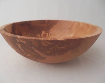 Decorative Wooden Bowl Spalted Cherry Wood Handmade