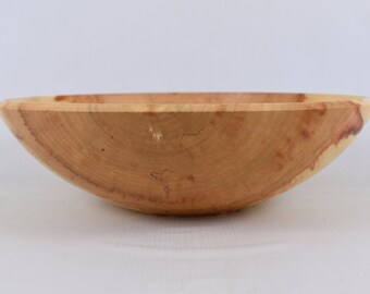 Large Wooden Salad Serving Bowl Hand Turned Boxelder