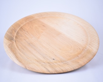 Large Wood Platter | Large Wooden Serving Platter | Maple Platter | Handmade Wooden Platter