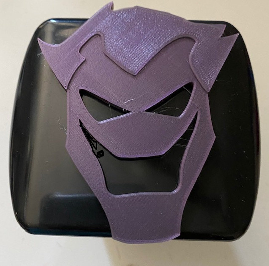 Joker Laughing in 3d Black With Purple 2 Inch Trailer Hitch Cover