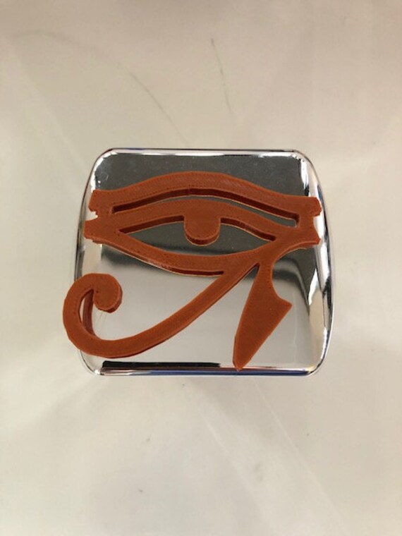 Horus Eye in 3D-Black with Orange-2 inch Trail Hitch Cover-Mystical  Egyptian Style -  Österreich