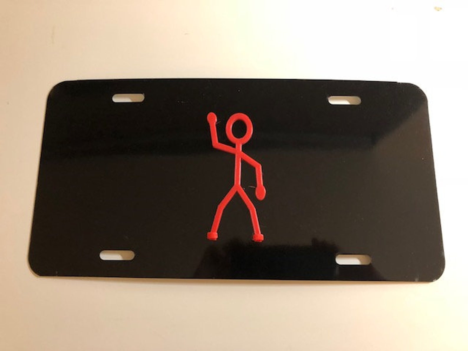 Stick Figure Waving Hello in 3D Version Unique License | Etsy