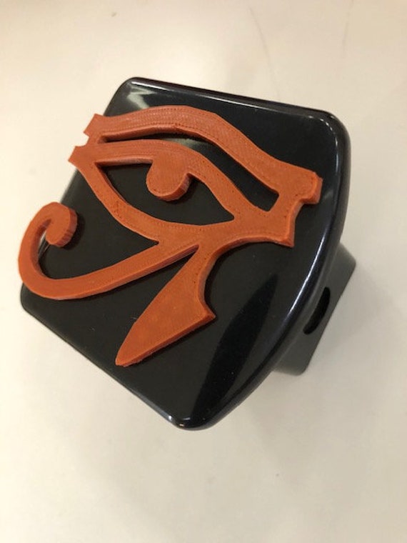 Horus Eye in 3D-Chrome mit Orange-2 Zoll Trail Hitch Cover-Mystical  Egyptian Style -  Österreich