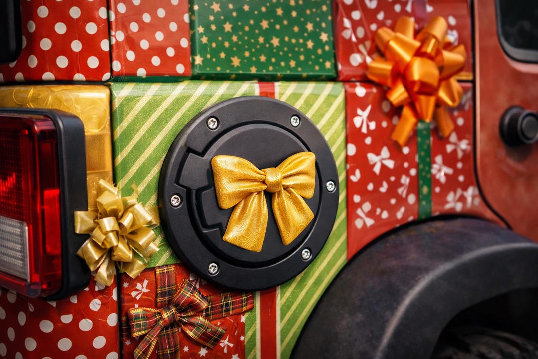 Fancy Bow Tie Ribbon in 3D - Black With Various Colors for Jeep ...