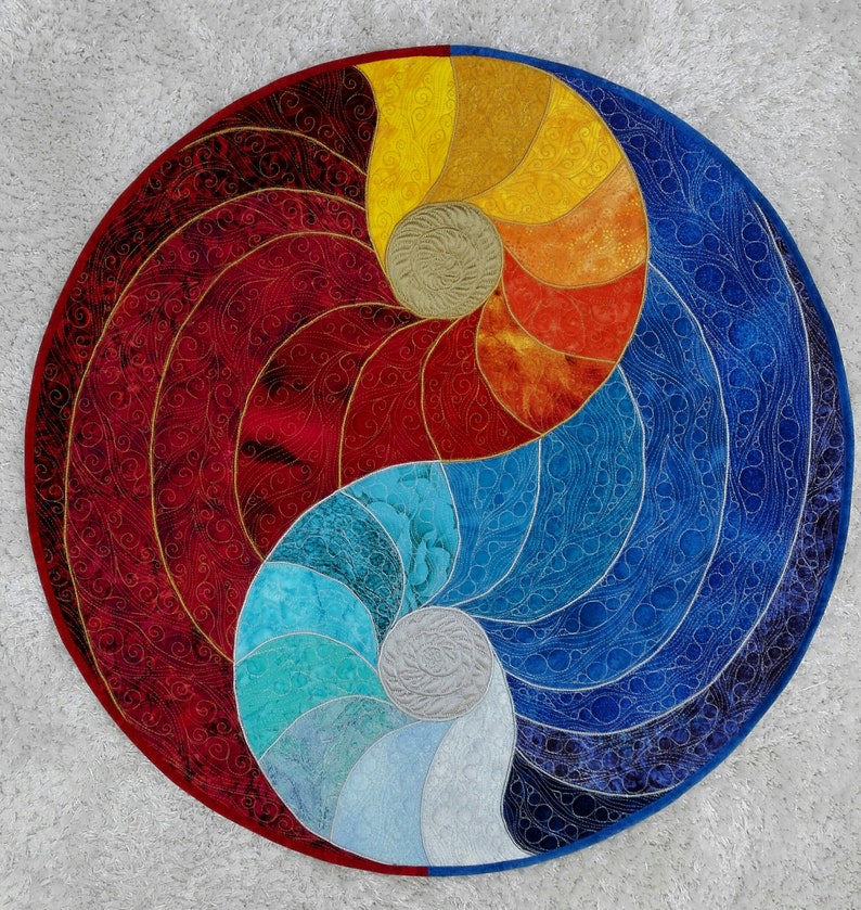 Art Mandalas yin yang home decor sun tree of life mosaic | Etsy