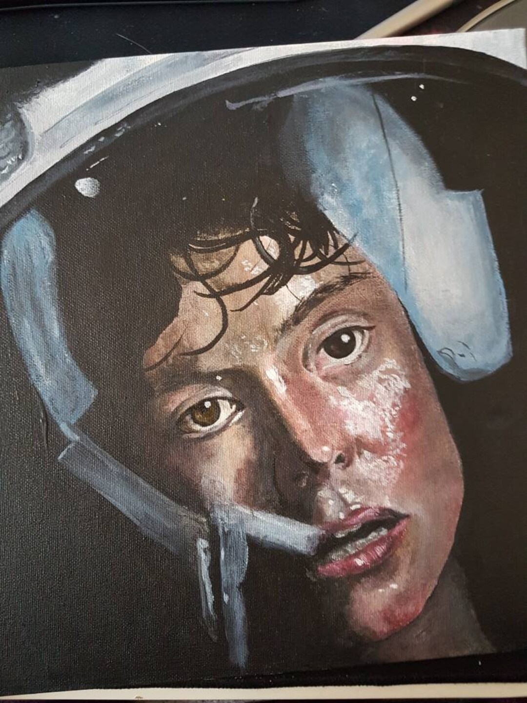 Alien Original Painting - Etsy