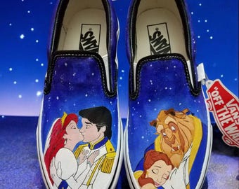 Disney shoes,Little Mermaid,Beauty and the Beast