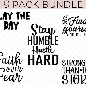 Motivational Quote Bundle Motivational Quotes SVG Motivational SVG Quote Prints PNG Positive Quotes Inspirational Quotes Sayings svg Hustle