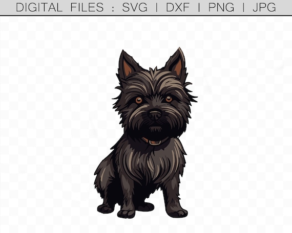 Cairn Terrier Umbrella - Black Cairn Terrier Umbrella - Black