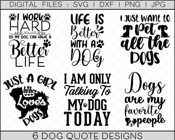 Dog Bundle Svg Dog Lover Svg Quotes Dog Svg Quotes Funny - Etsy Dog Bundle Svg Dog Lover Svg Quotes Dog Svg Quotes Funny - Etsy