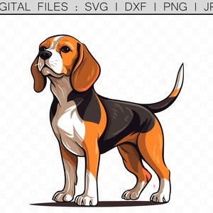 Cute Beagle Dog, Beagle Mug Clipart, Beagle Fathers Day Card png, Beagle Lover Gift, Popular Dog Breed, Commercial Use