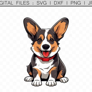 Corgis SVG geschnitten Dateien für Cricut, Cardigan Welsh Corgis Clipart, Corgis Mama, Corgis Mama, Corgis Papa, Vektor Tshirt Designs kommerzielle Nutzung