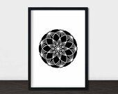 Bohemian Decor, Bohemian Print, Bohemian Artwork Wall Art, Bohemian Mandala Wall Art, Bohemian Room Decor, Bohemian Gift for Her, Bohemian