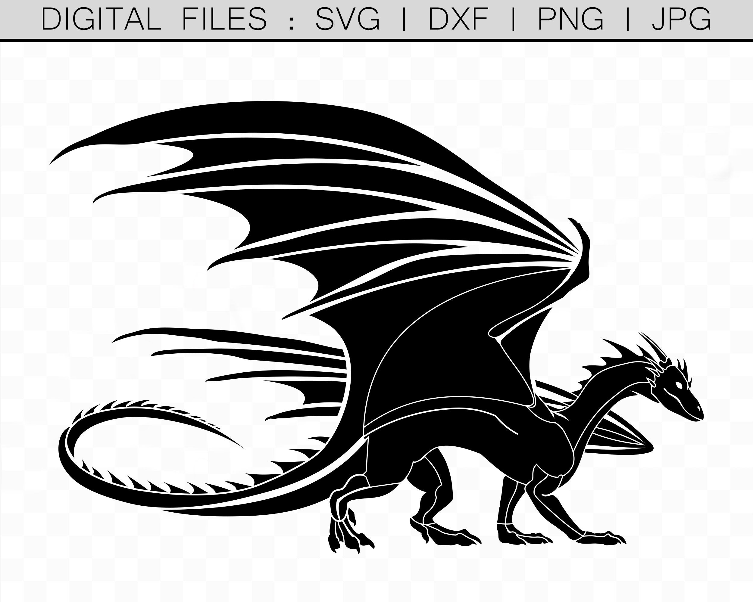 Dragon SVG Cut File