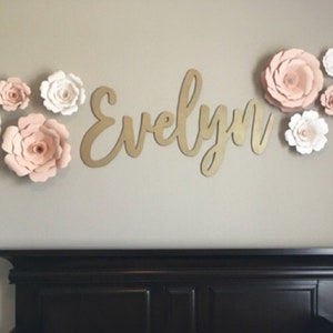 Wooden Name Sign, Nursery Name, Baby Name Cut out, Cutout Name, Wood Name Sign, Wooden Baby Name, Baby girl name sign