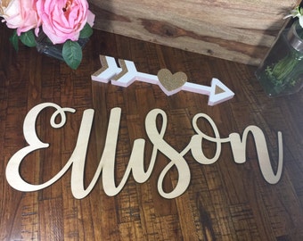 Sale Wooden Name Sign, Nursery Name, Baby Name Cut out, Cutout Name, Wood Name Sign, Wooden Baby Name, Kids name, Nursery Wooden Name, Big