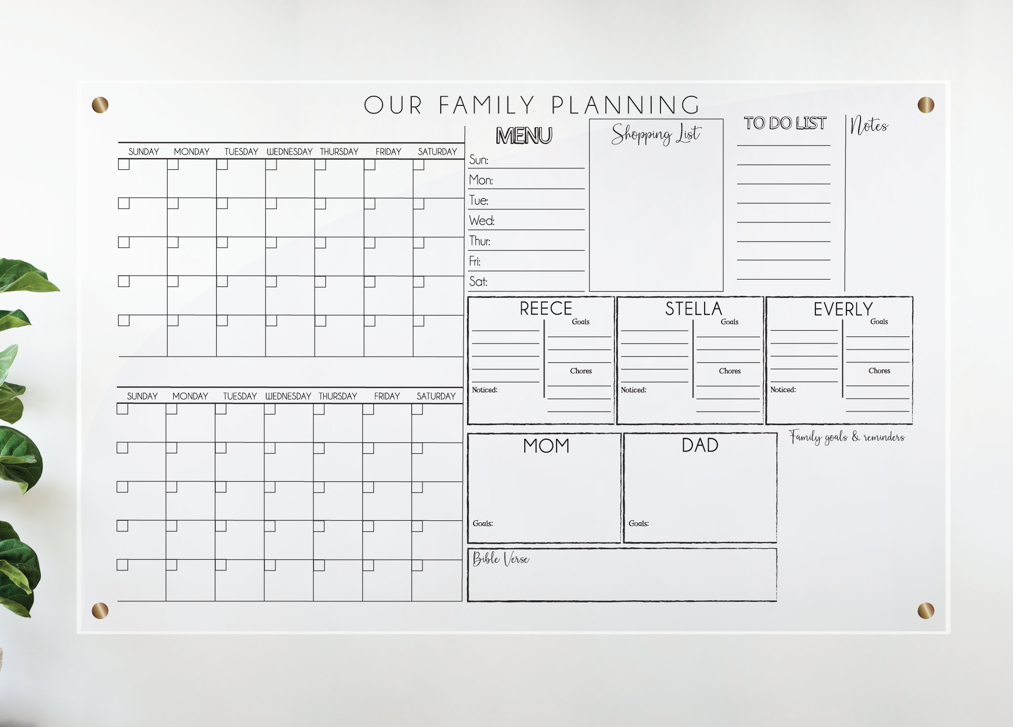 Custom Family Planning Dry Erase Board Family Calendar, Dry Erase Board, Pretty Wall Calendar, Mounted Acrylic Calendar With Standoffs - Etsy New Zealand custom-family-planning-dry-erase-board-family-calendar-dry-erase-board-pretty-wall-calendar-mounted-acrylic-calendar-with-standoffs-etsy-new-zealand