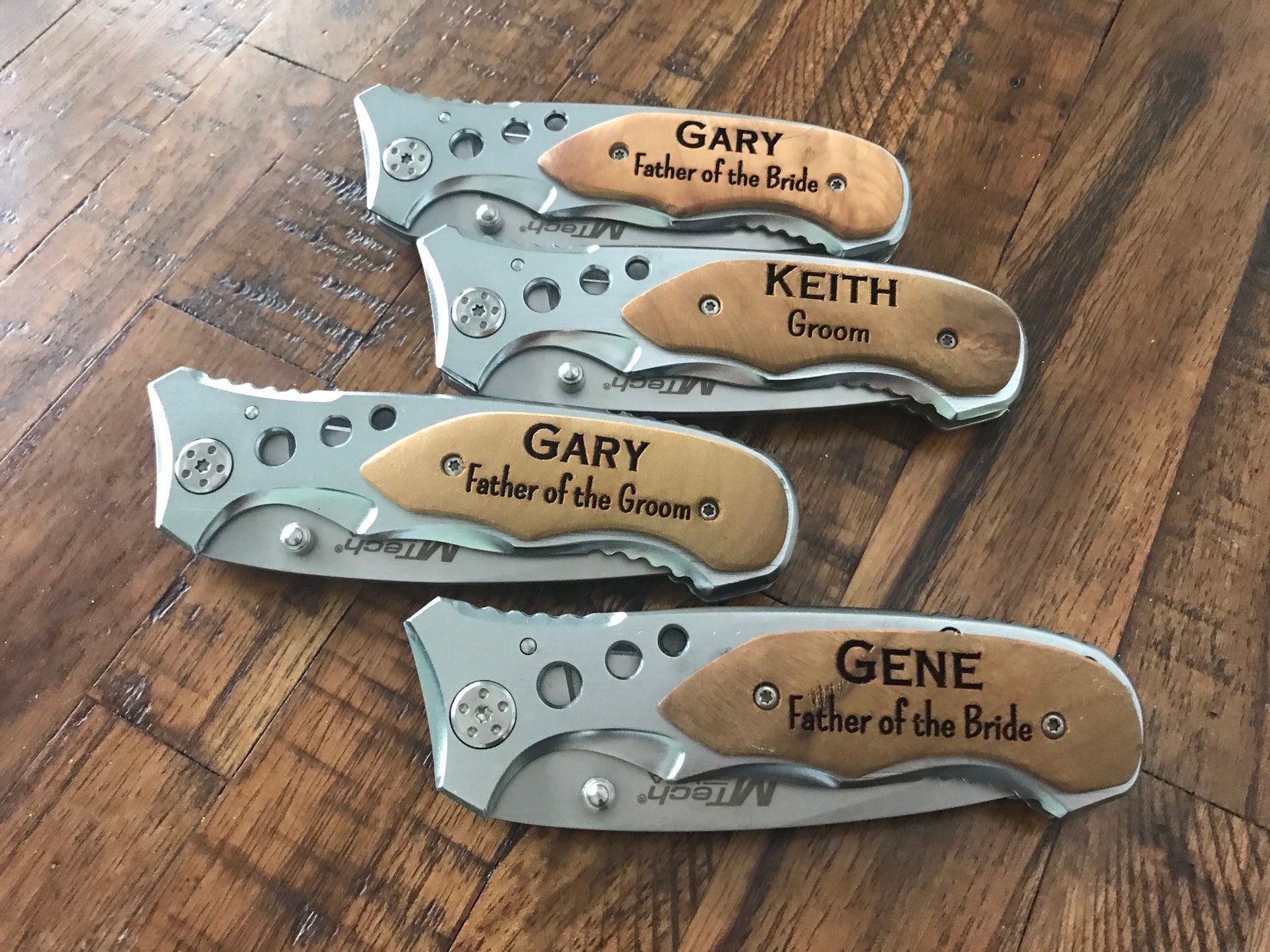 Engraved Groomsmen Knife With Clip Engraved Knife Engraved Etsy