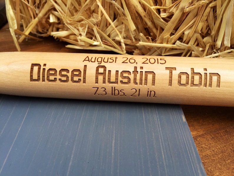Engraved baseball bat engraved bat newborn baseball newborn Etsy