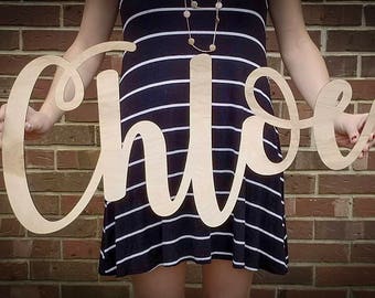 Wooden Name Sign, Nursery Name, Baby Name Cut out, Cutout Name, Wood Name Sign, Wooden Baby Name, Kids name