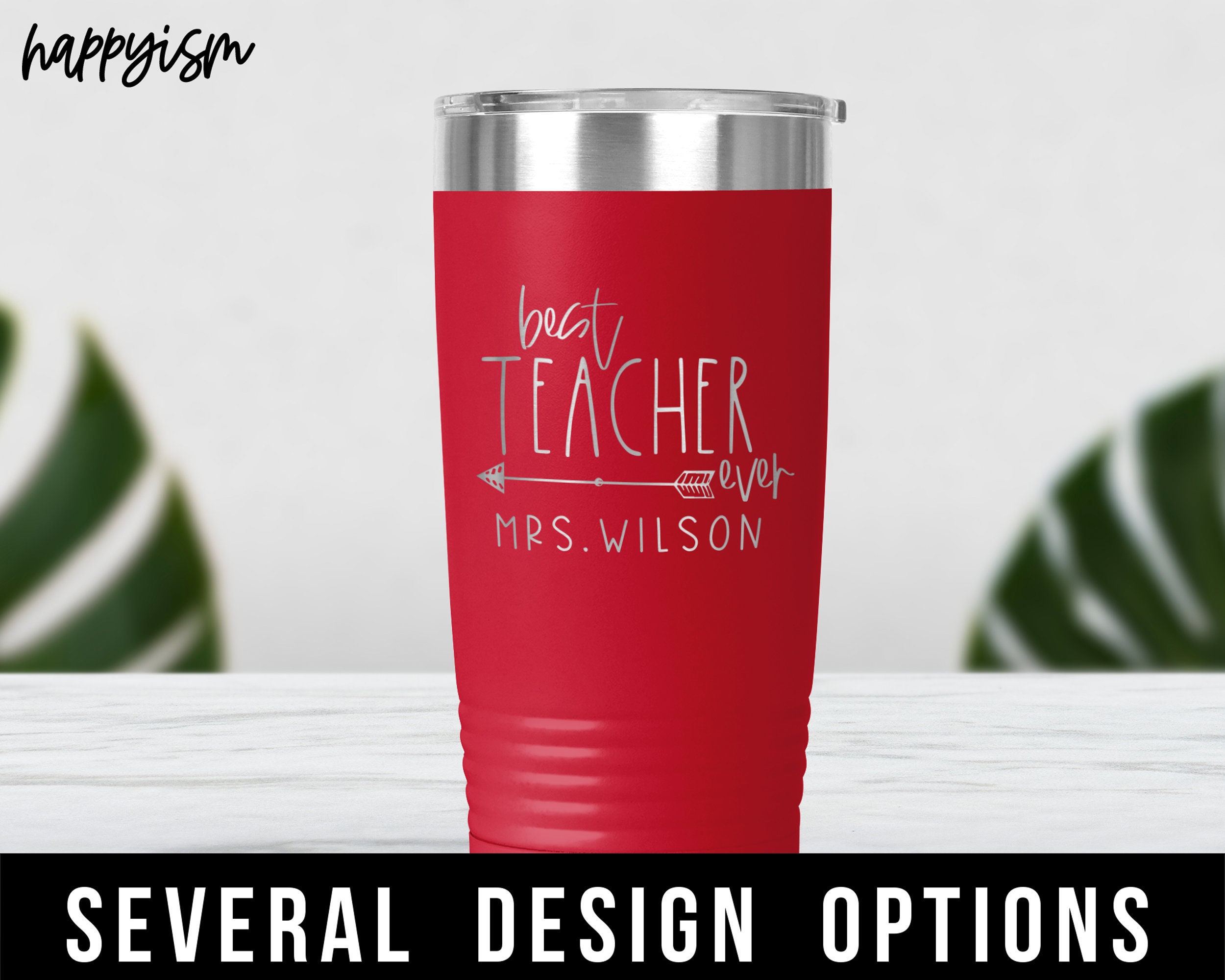Engraved Teacher tumbler teacher cup teacher gift custom | Etsy