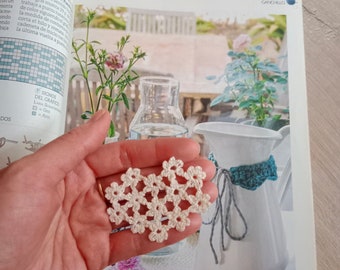 Small Crochet Doily, White Doily, Napperon Dentelle, Petit Napperon