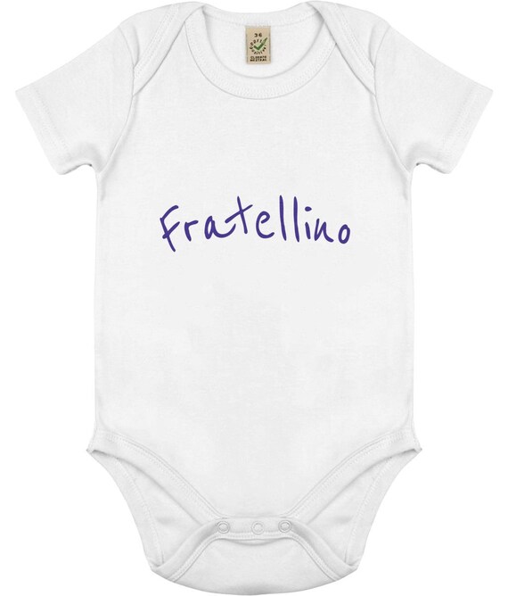 Fratellino / Little Brother Italian Slogan Babygrow Onesie | Etsy