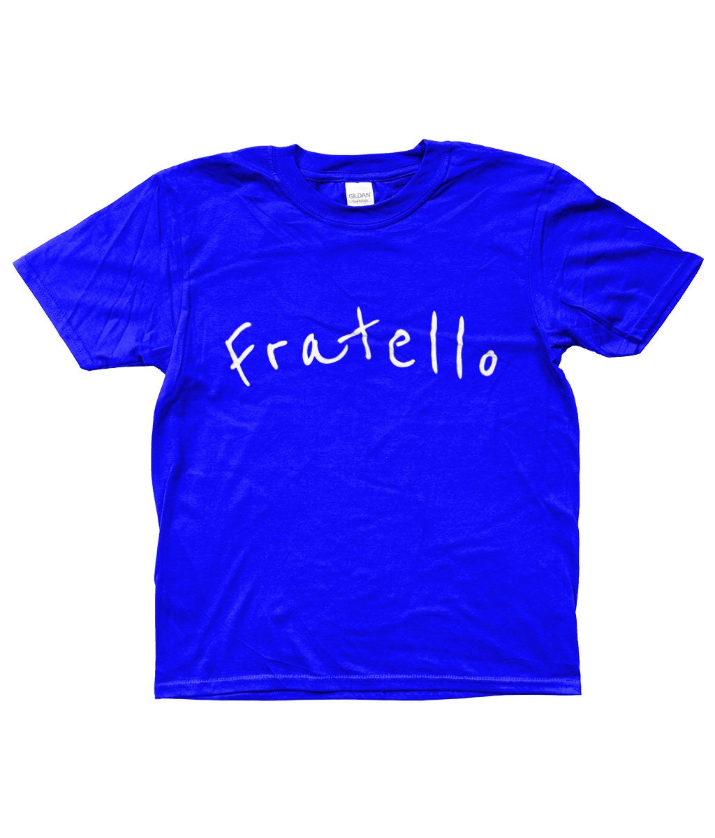 Fratello / Brother Italian Slogan SoftStyle® Boys TShirt Etsy