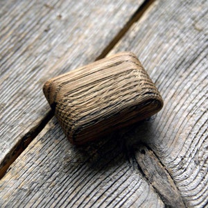 Boîte à bagues, petite boîte à bagues, Ringschachtel, boîte à bagues en bois, boîte à bagues pour proposition, boîte à alliances, boîte à bagues de fiançailles, porte-bague, boîte rustique image 2