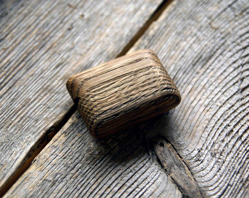 Boîte à bagues, petite boîte à bagues, Ringschachtel, boîte à bagues en bois, boîte à bagues pour proposition, boîte à alliances, boîte à bagues de fiançailles, porte-bague, boîte rustique image 2