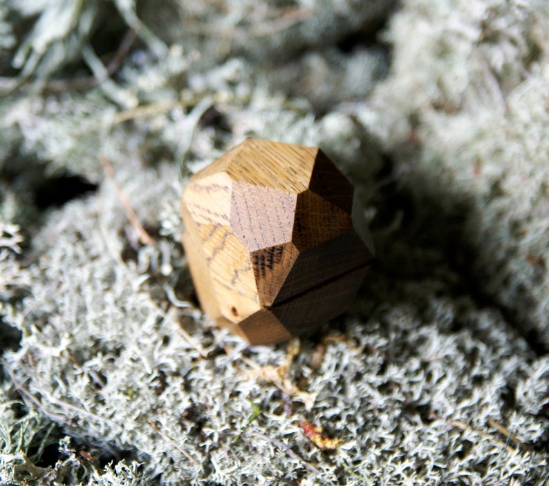 Ring box, Wood ring box, Ringschachtel, Proposal ring box, Wedding ring box, Engagement ring box, Wooden ring box, Rustic ring box image 4