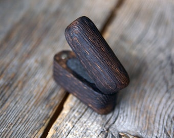 Ring box, Small ring box,  Ringschachtel,  Wood ring box, Proposal ring box, Wedding ring box, Engagement ring box, Ring holder, Rustic box