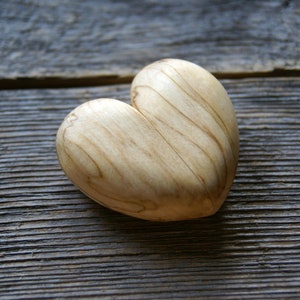 Handmade Birch Wood Heart Ring Box: Rustic Proposal Box