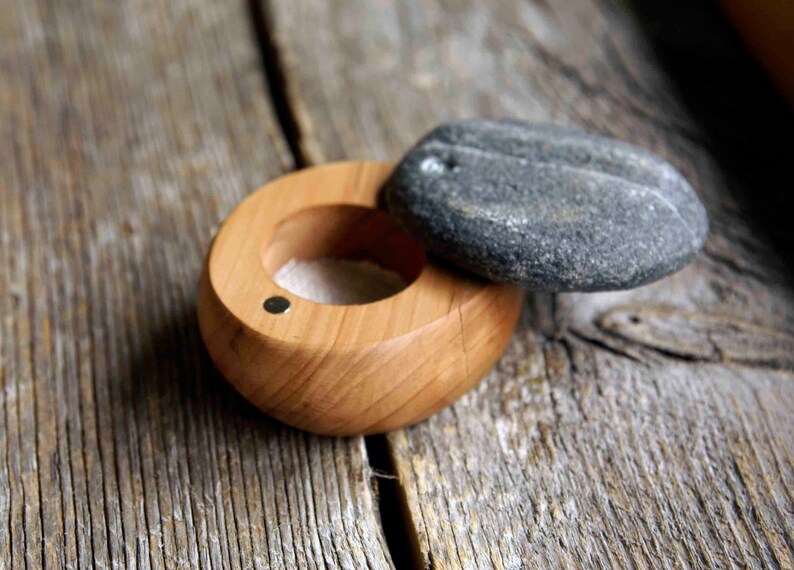 Wood ring box Woodstone ring box Ring box Proposal ring box Rustic ring box,Jewelry box Engagement ring box
