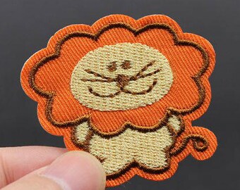 Lion Iron On Patch Embroidered patch 5x4.3cm - PH599