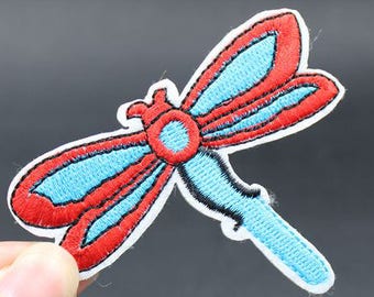 Dragonfly Iron On Patch Embroidered patch 7.6x5.5cm - PH559