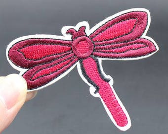 Dragonfly Iron On Patch Embroidered patch 7.6x5.5cm - PH560