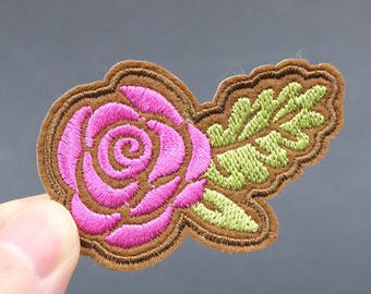 Flower Iron On Patch Embroidered patch 6x4cm - PH579