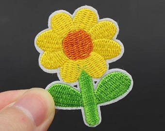 Sunflower Iron On Patch Embroidered patch 4x5cm - PH572
