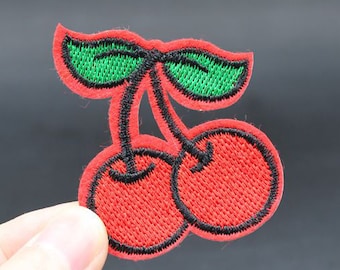 Cherry Iron On Patch Embroidered patch 5.8x5cm - PH550